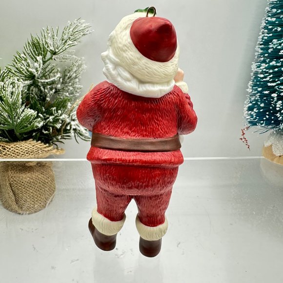 Hallmark Jolly St Nick Ornament Santa Hand Painted Figurine Special Edition - Picture 6 of 12